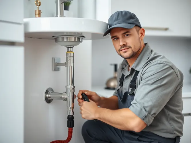 Plumber Mildura professional working on a pipe